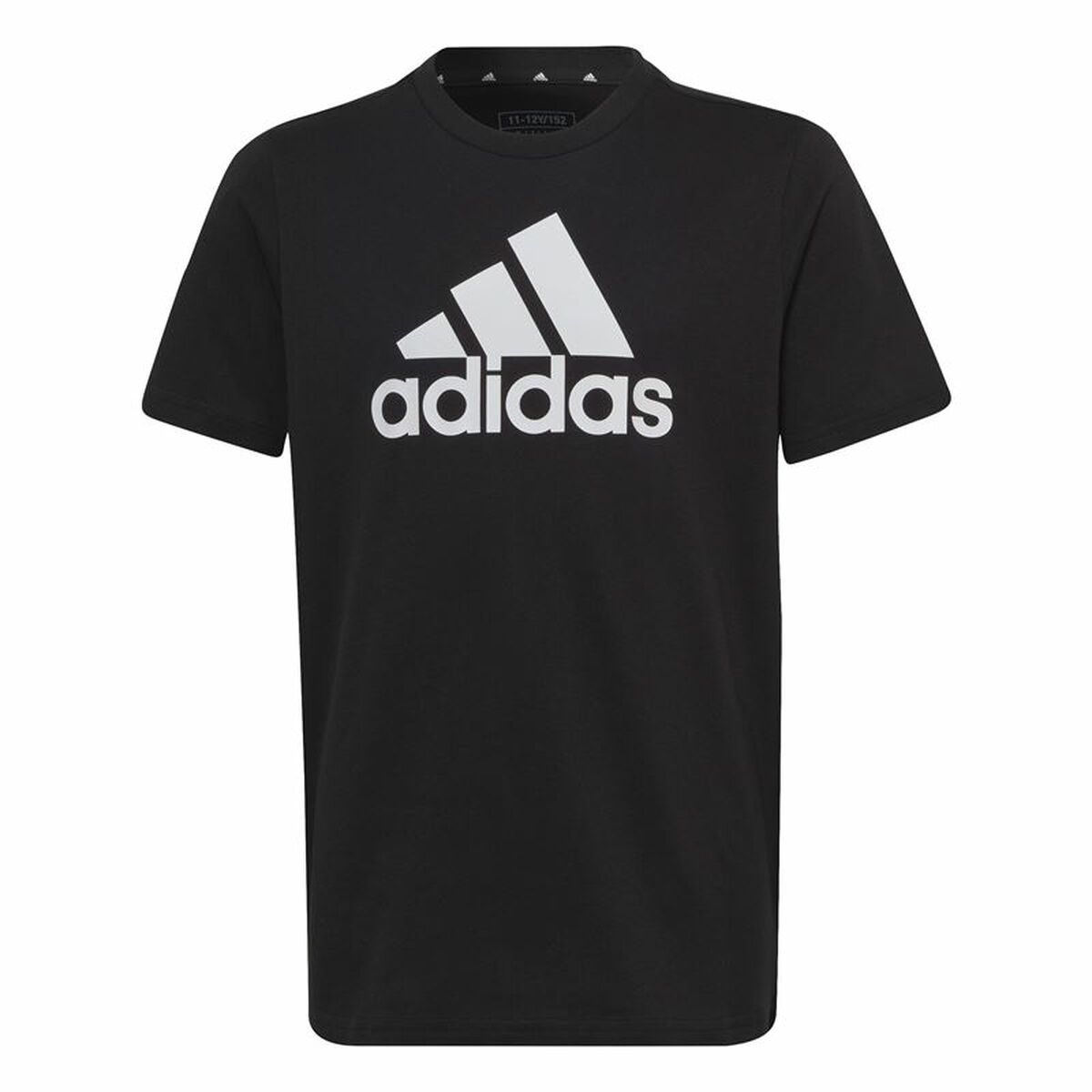 T shirt à manches courtes Enfant Adidas Big Logo Noir