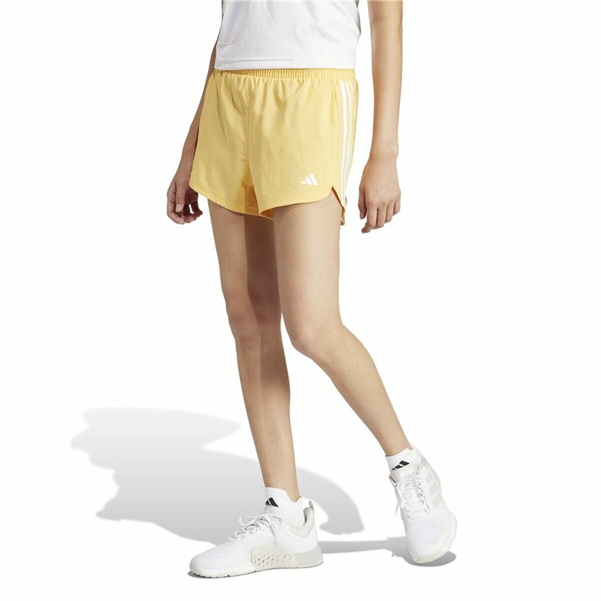 Image secondaire de Short de Sport Adidas Essentials Pacer Wvn High Jaune