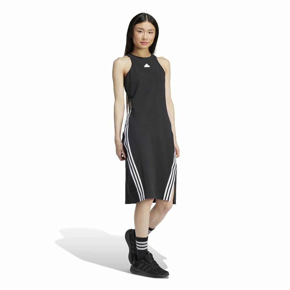 Jurk Adidas Fi 3S Essentials Zwart