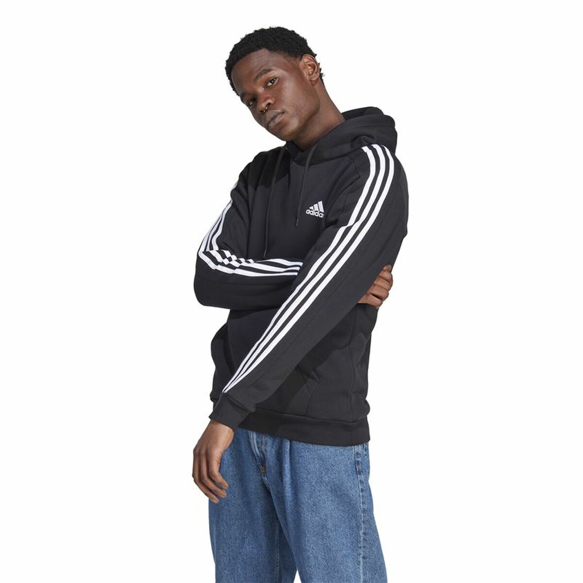 Menâs Hoodie Adidas Black