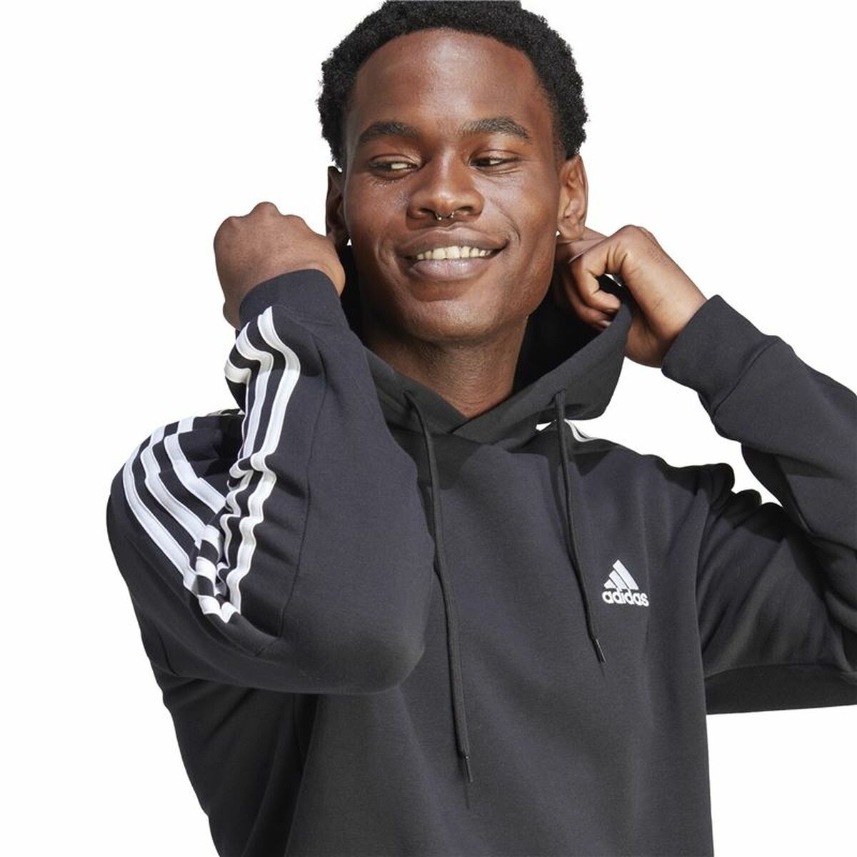 Menâs Hoodie Adidas Black