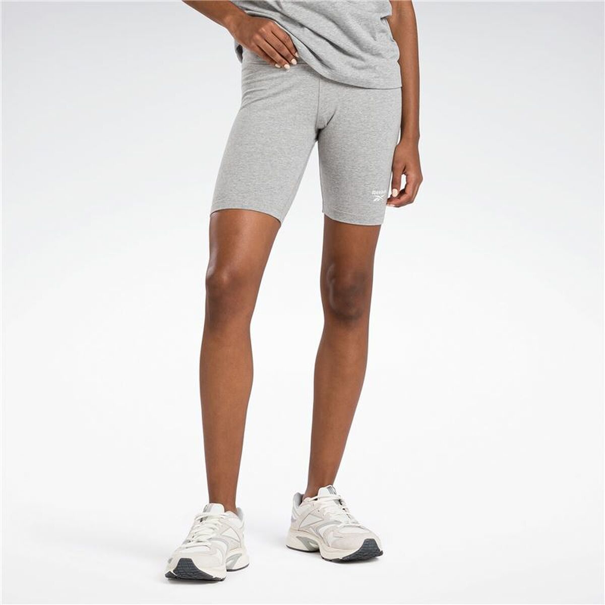 Image secondaire de Legging Court de Sport Reebok Identity Sl Fitted Short Gris