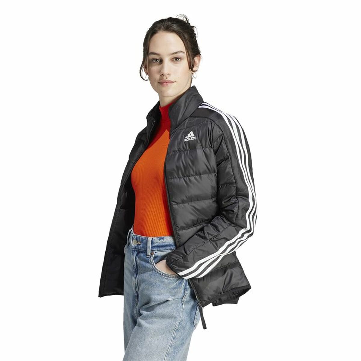 Image secondaire de Veste de Sport pour Femme Adidas Essentials Noir
