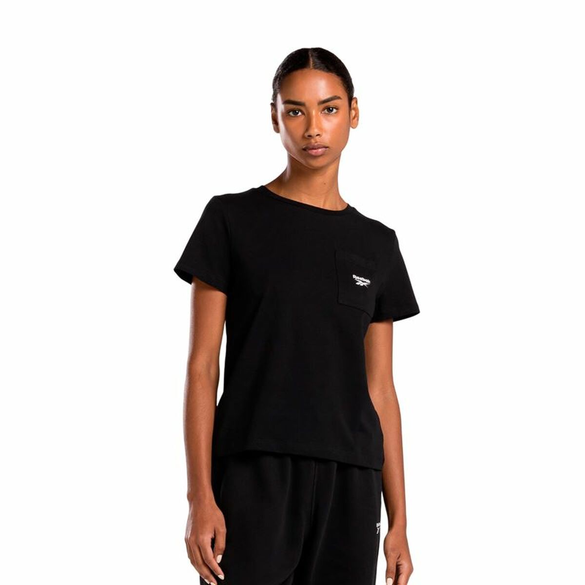 Image secondaire de T-shirt à manches courtes femme Reebok Identity Small Logo Noir (XS)