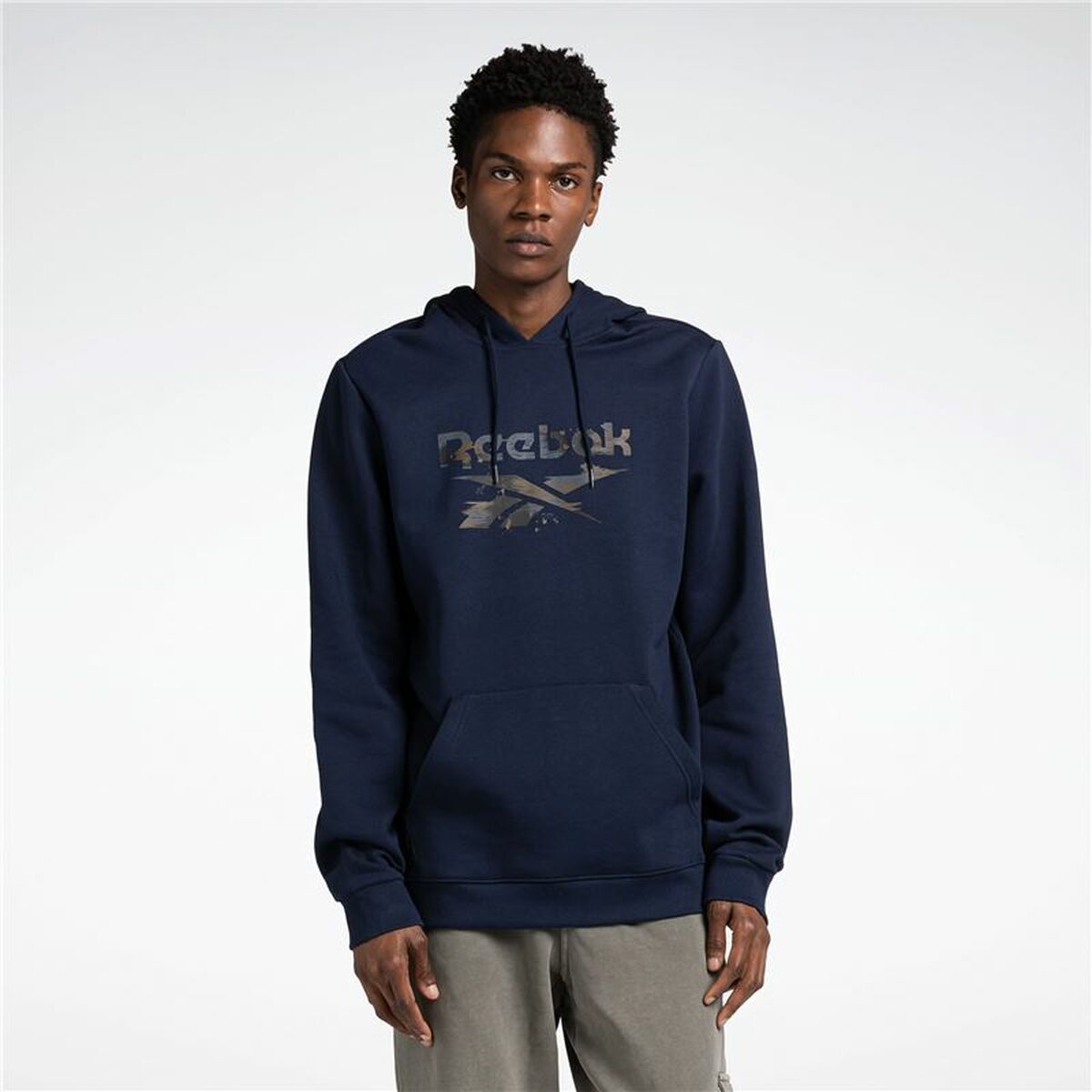 Image secondaire de Sweat à capuche homme Reebok Identity Modern Camo Oth Bleu Blue marine