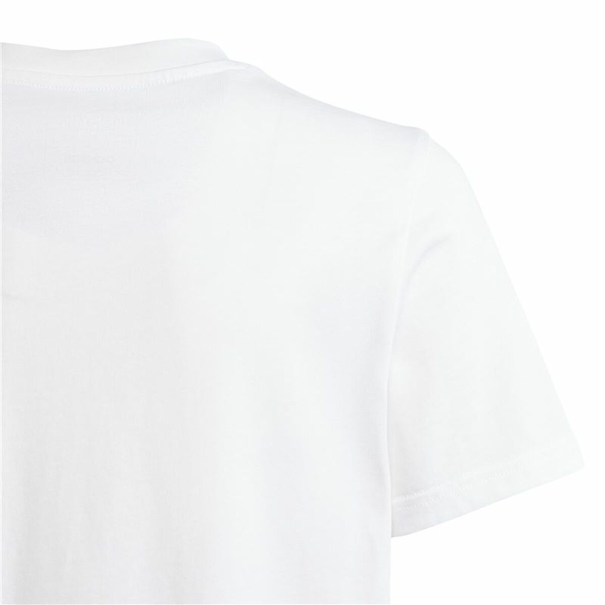 Childrenâs Short Sleeve T-Shirt Adidas B Camo Lin White