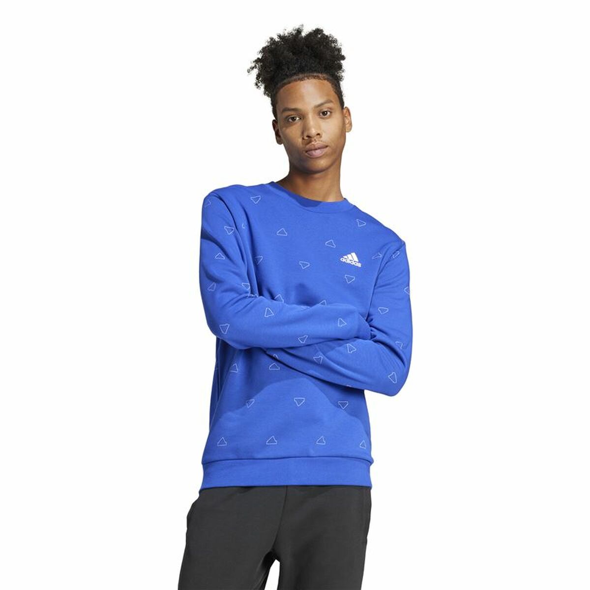 Image secondaire de Sweat sans capuche homme Adidas Mngrm Bleu