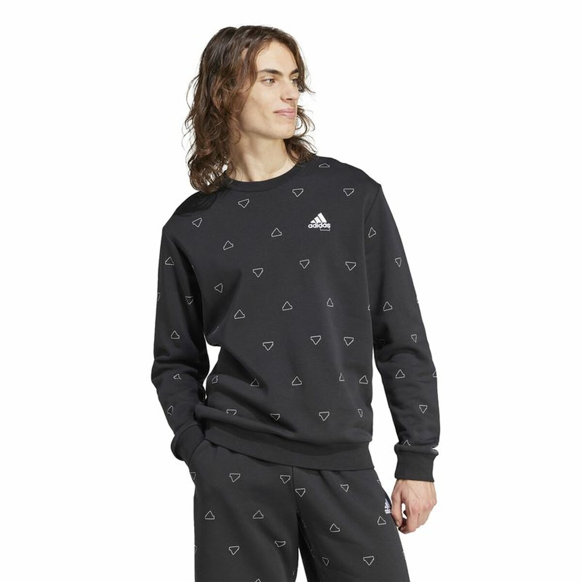 Image secondaire de Sweat sans capuche homme Adidas Mngrm Noir
