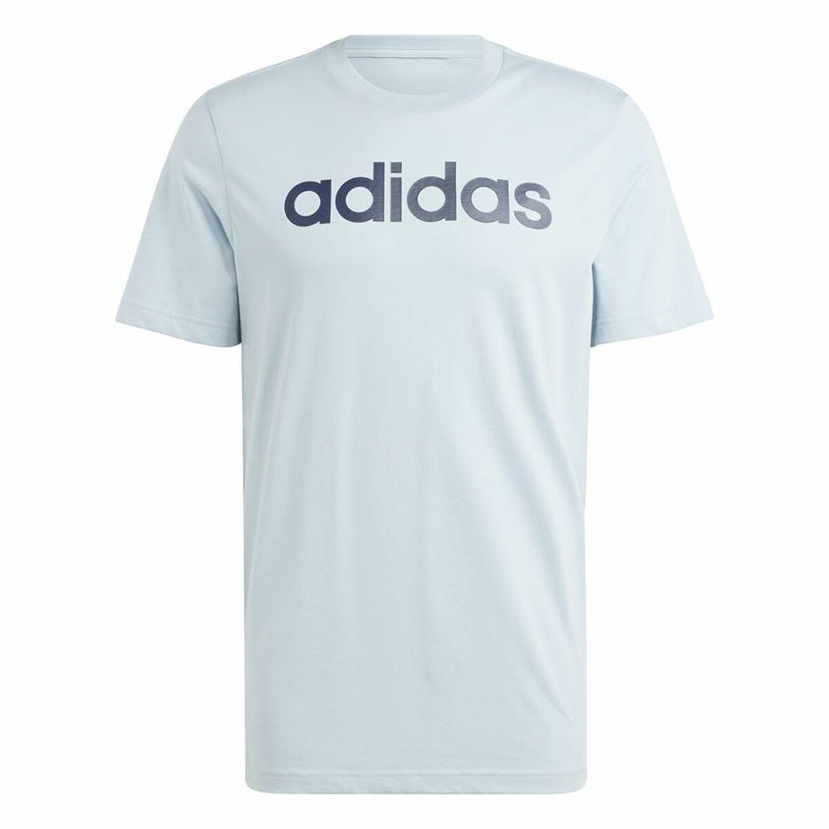 T-shirt à manches courtes homme Adidas Lin Sj Bleu clair