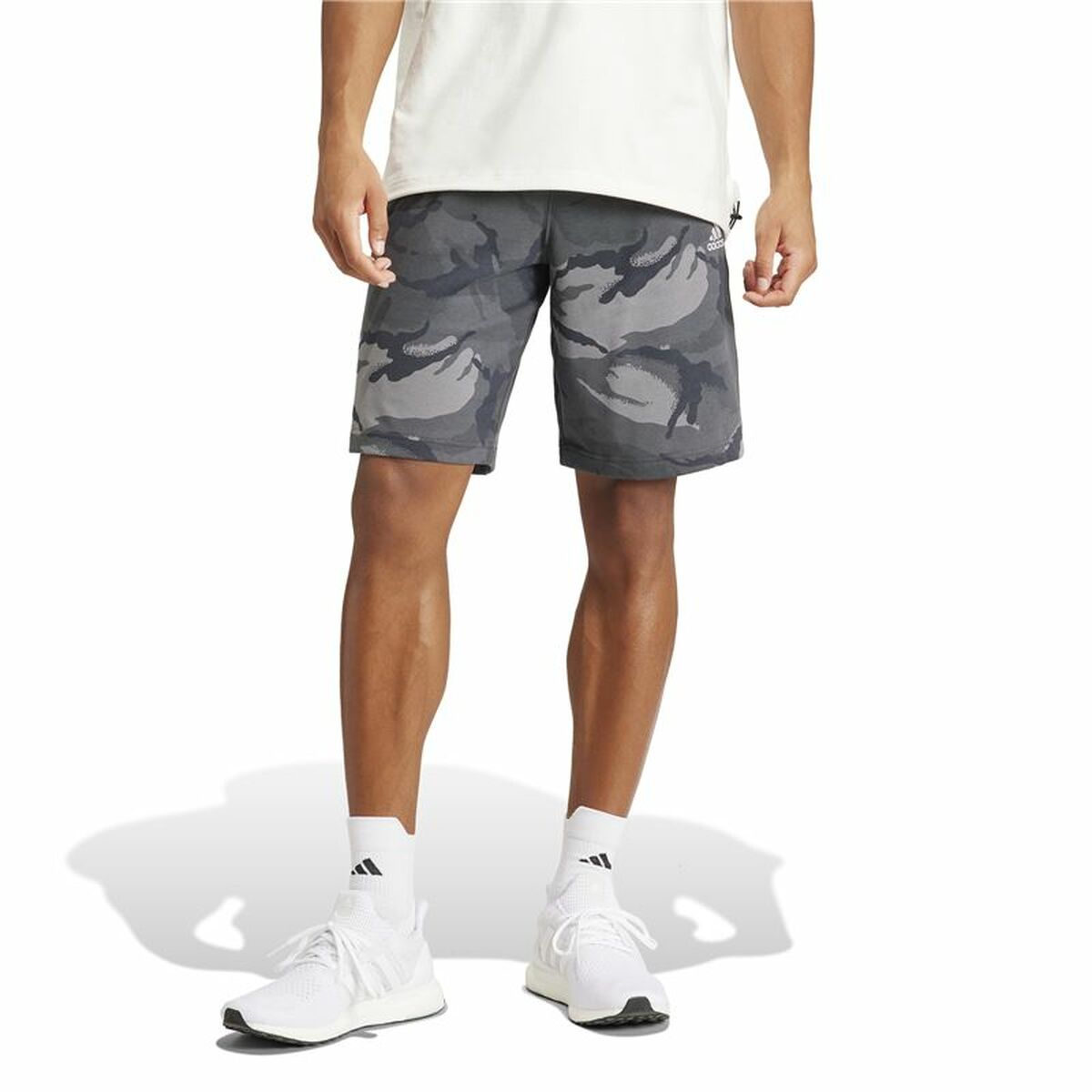 Image secondaire de Short de Sport Adidas Camo Gris