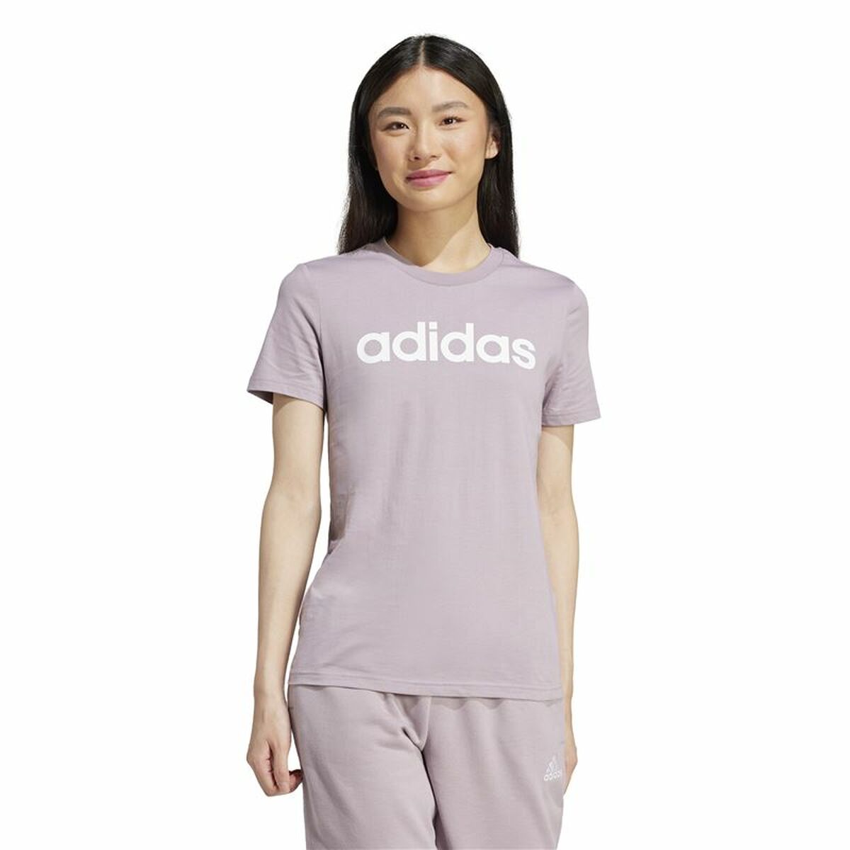 Image secondaire de T-shirt à manches courtes femme Adidas Linear (XS)