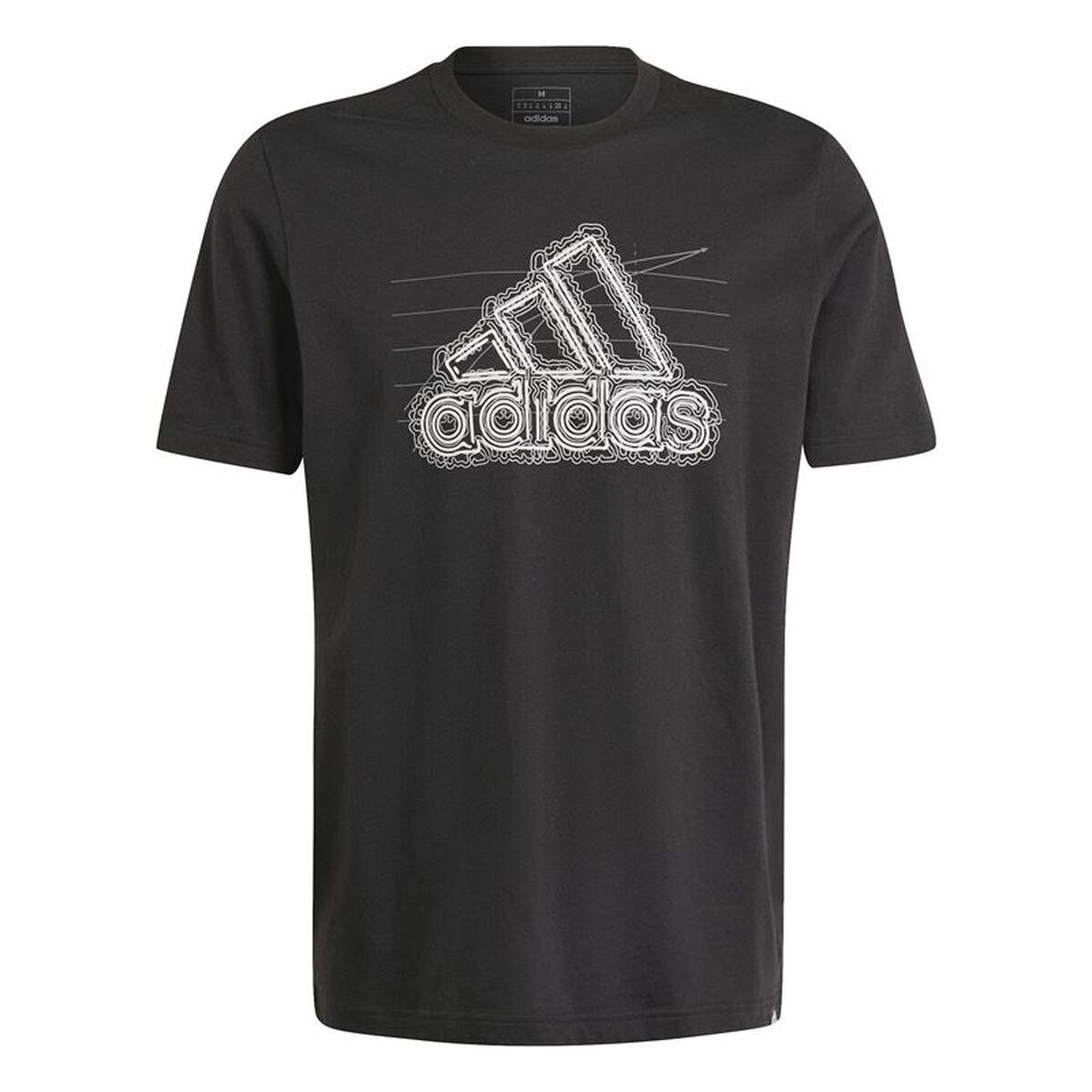 T-shirt à manches courtes homme Adidas Growth Bos Noir