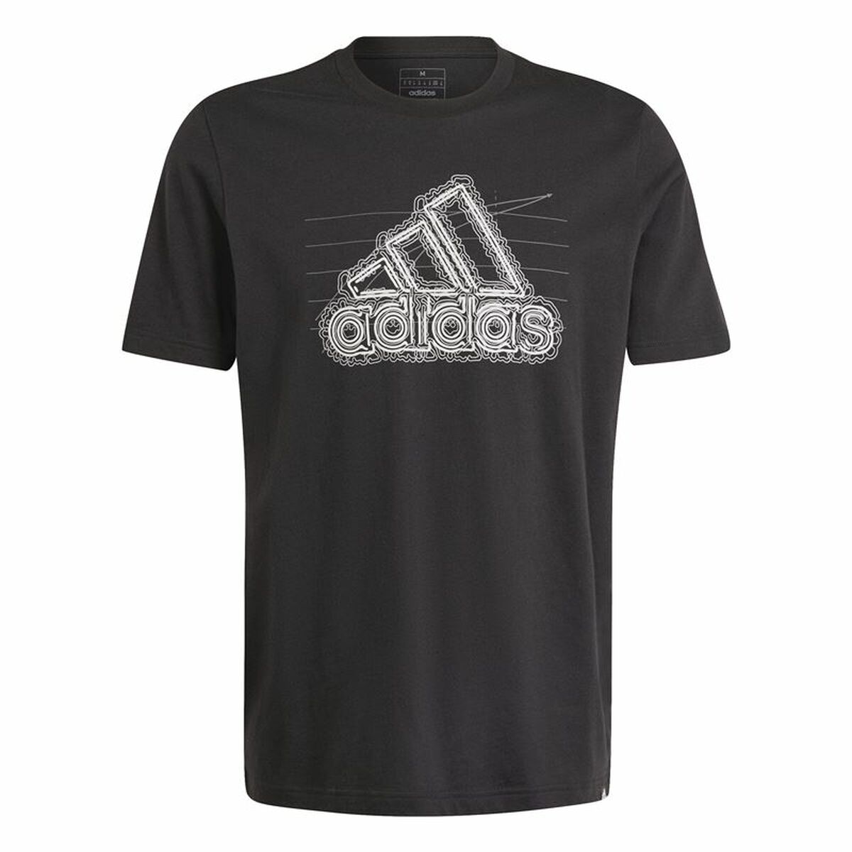 Image secondaire de T-shirt à manches courtes homme Adidas Growth Bos Noir