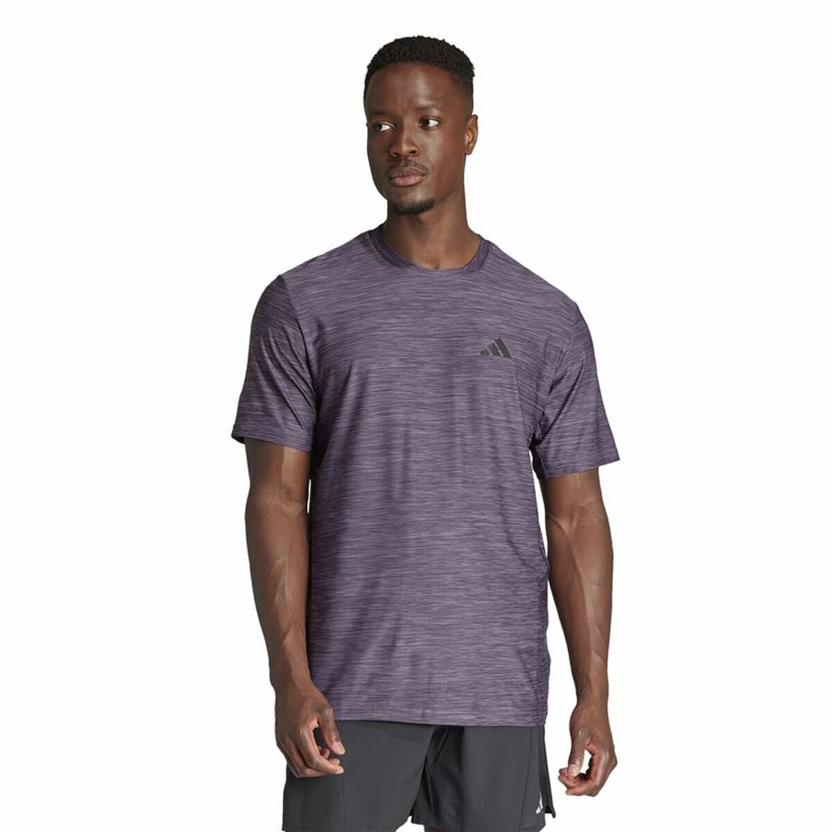 Image secondaire de T-shirt à manches courtes homme Adidas Essentials Tr-Es Stretch Violet