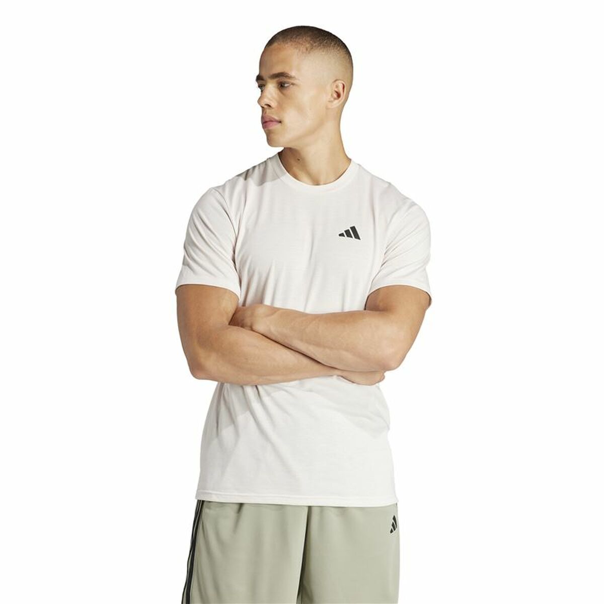 Image secondaire de T-shirt à manches courtes homme Adidas Essentials Tr-Es Fr (L)