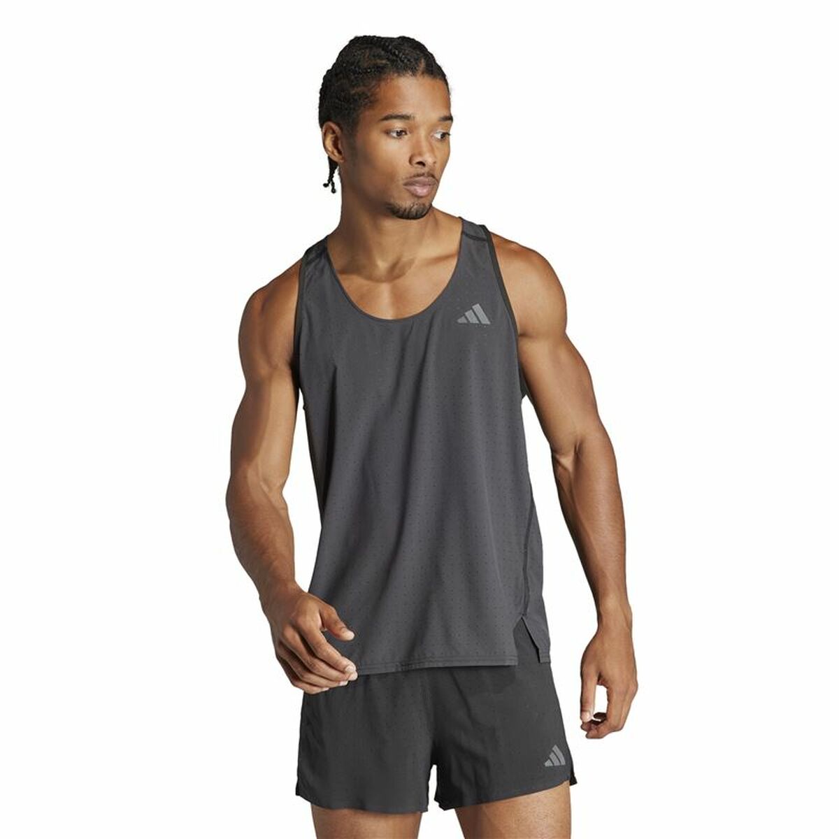 Image secondaire de Maillot de Corps sans Manches pour Homme Adidas Adizero Snglt