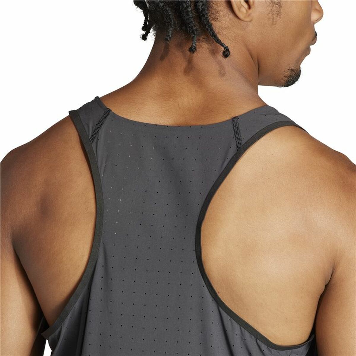 Men’s Sleeveless T-shirt Adidas Adizero Snglt