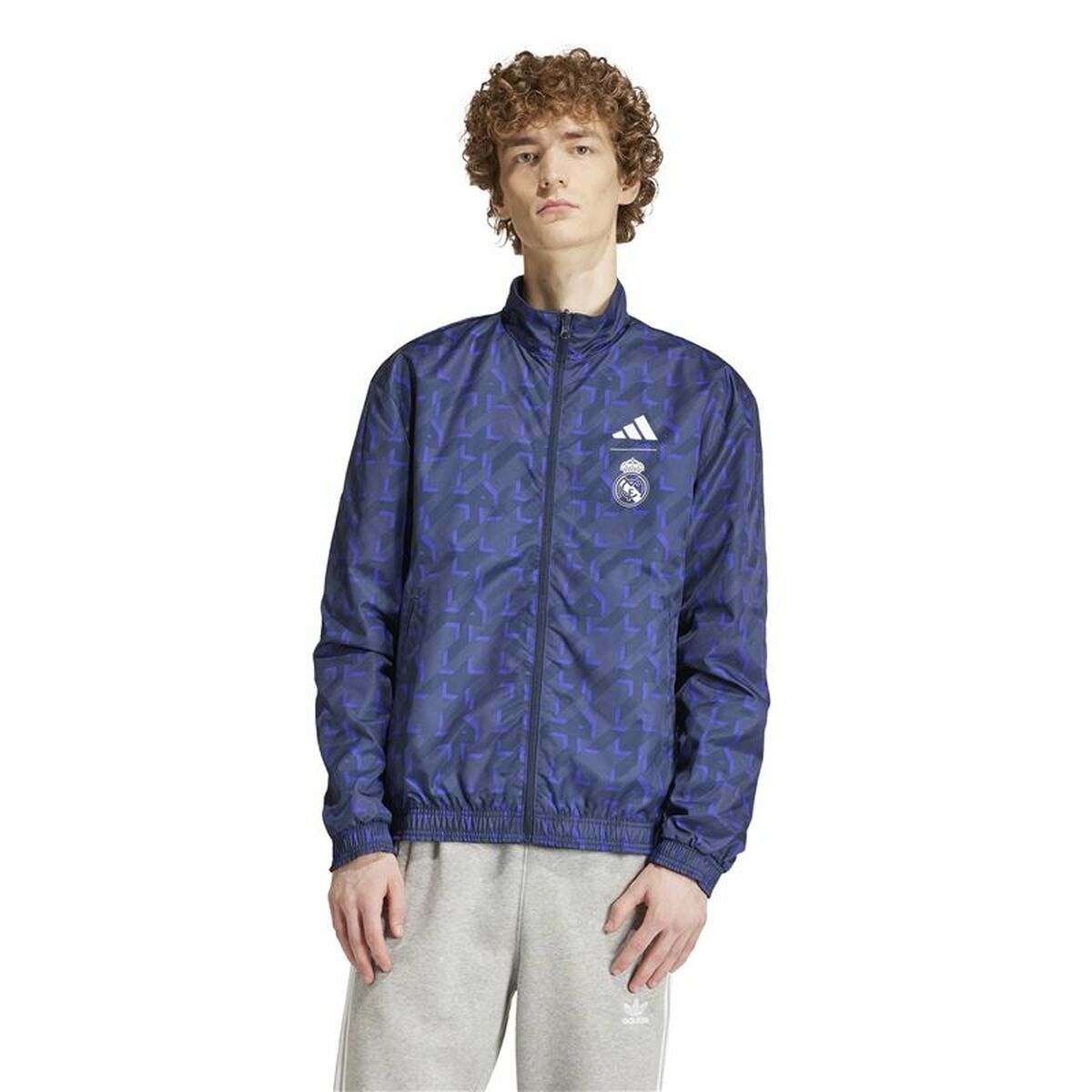 Image secondaire de Veste de Sport pour Homme Adidas Real Madrid Bleu