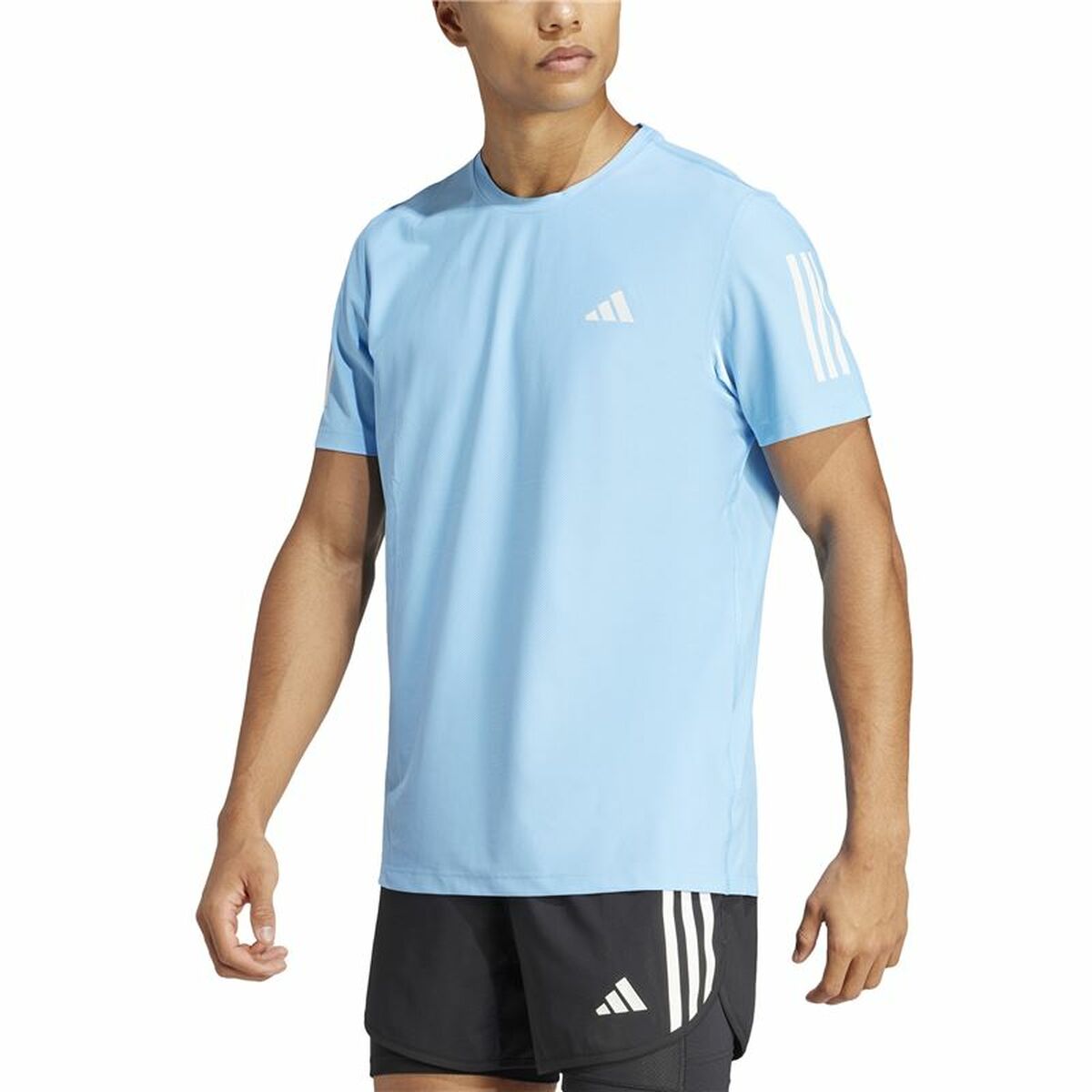Image secondaire de T-shirt à manches courtes homme Adidas Own The Run Bleu