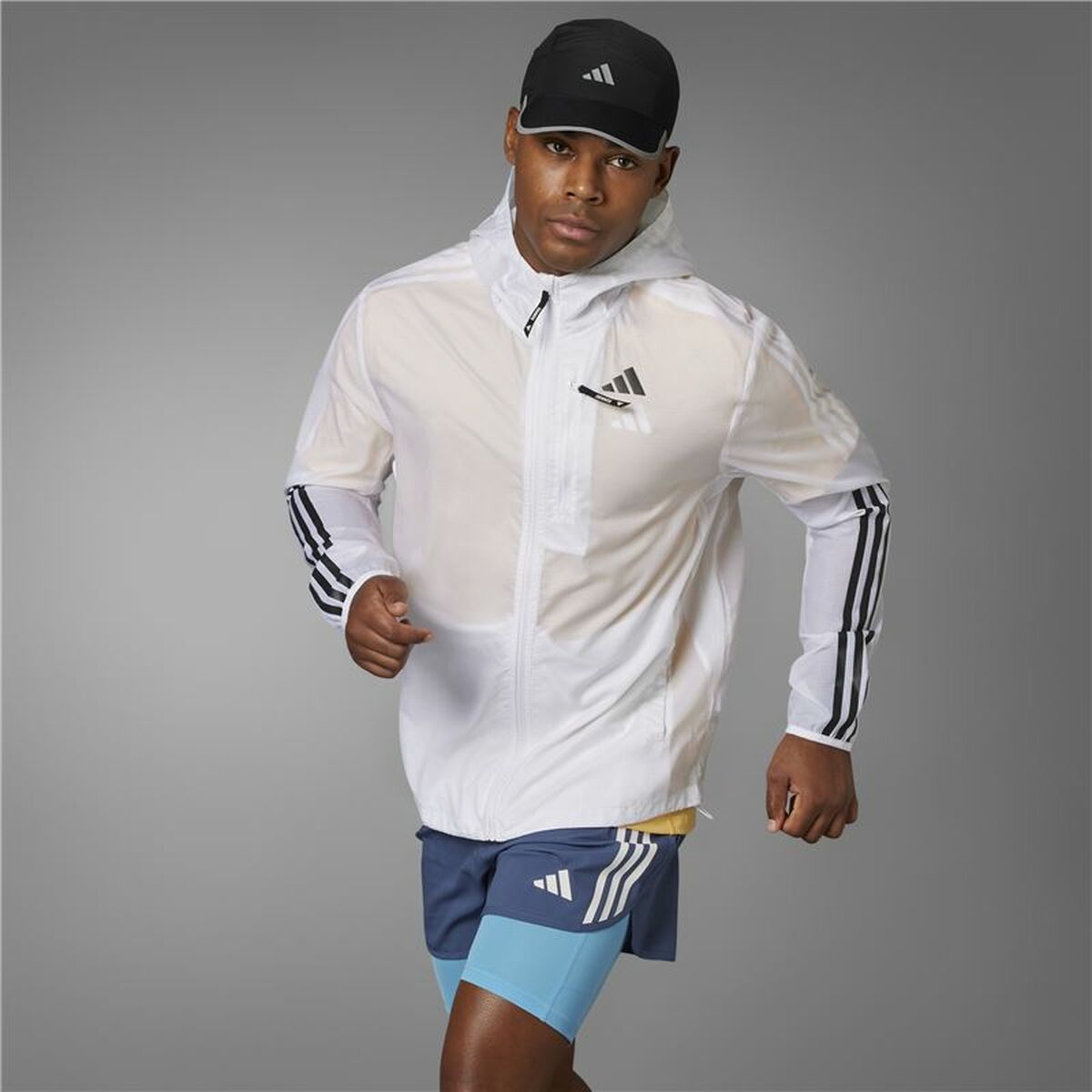 Image secondaire de Veste de Sport pour Homme Adidas Own The Run 3 Bandas