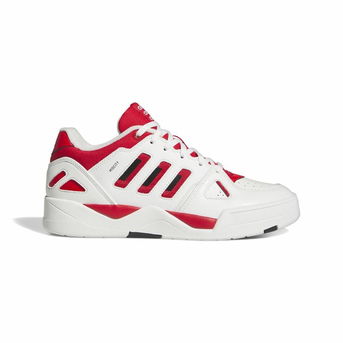 Chaussures de Basket-Ball pour Adultes Adidas Midcity Low Blanc