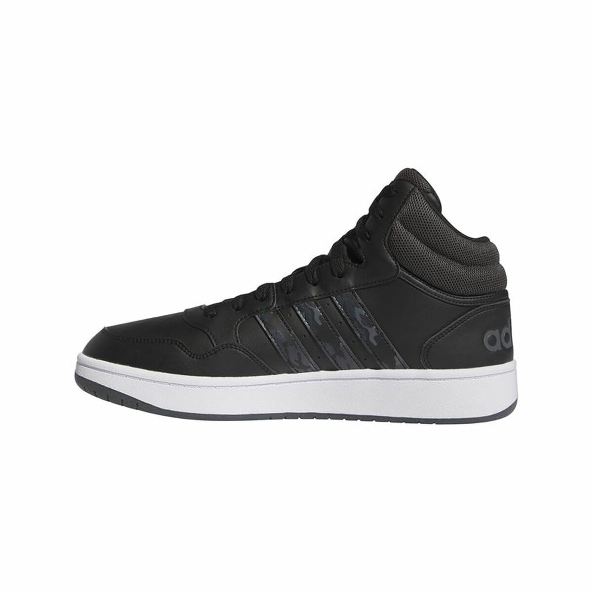 Image secondaire de Chaussures casual homme Adidas Hoops 3.0 Mid Noir