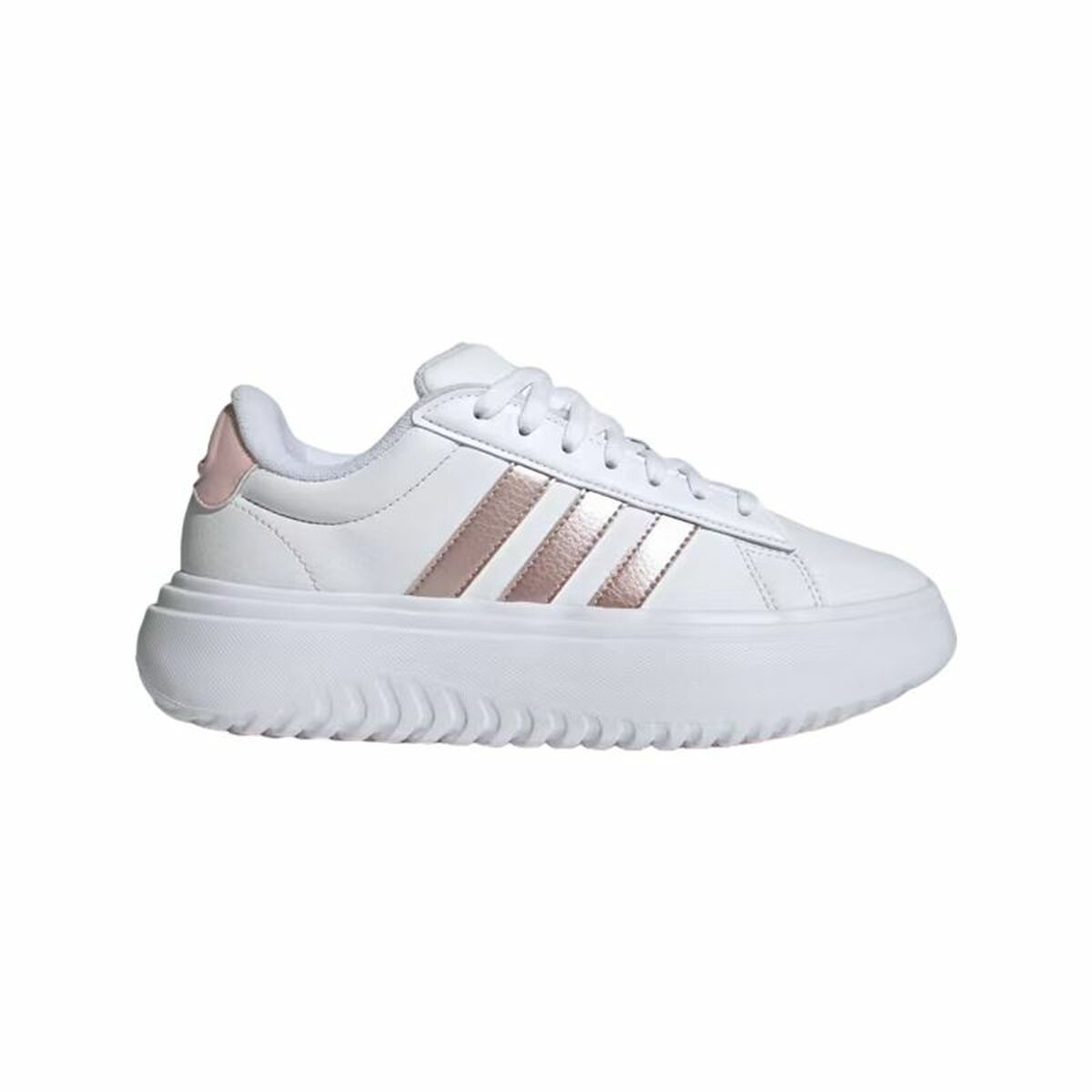 Chaussures de sport pour femme Adidas Grand Court Platform Blanc