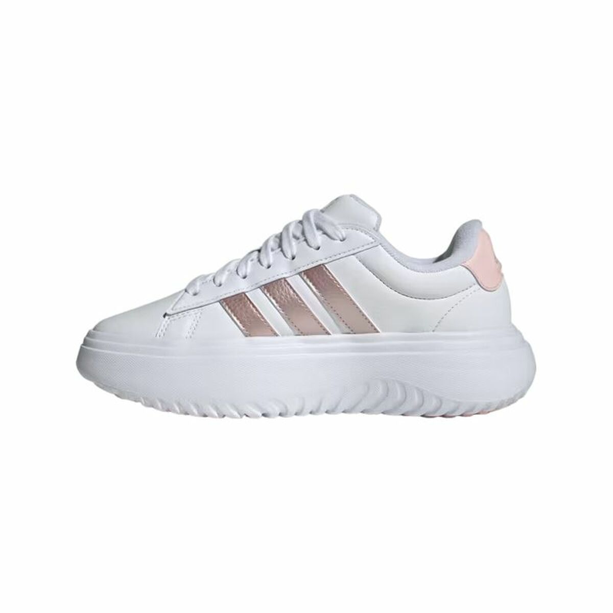 Image secondaire de Chaussures de sport pour femme Adidas Grand Court Platform Blanc