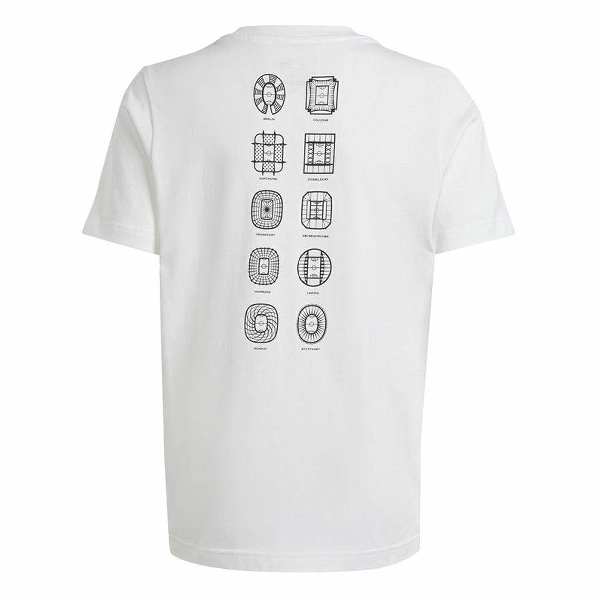 Image secondaire de T shirt à manches courtes Adidas EURO 24 Blanc