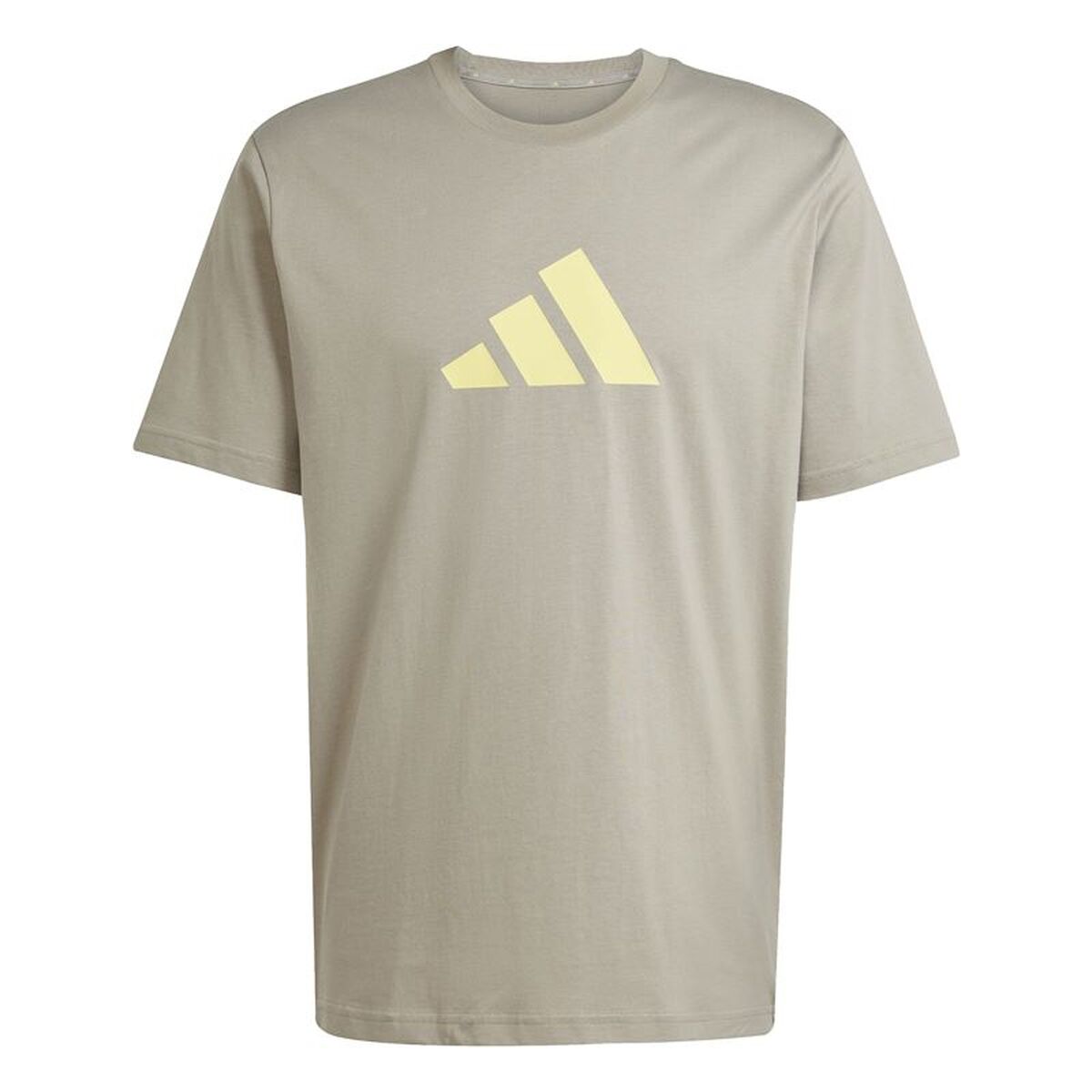 Heren-T-Shirt met Korte Mouwen Adidas Future Icons 3stripes Beige Lichtbruin