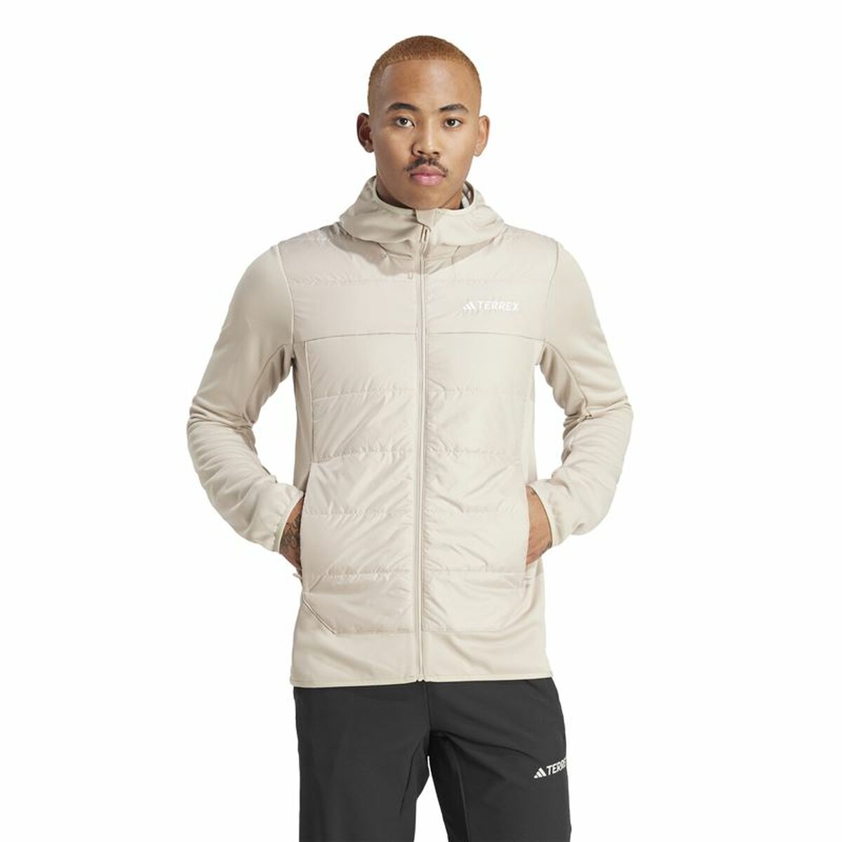 Men’s Sports Jacket Adidas Multi Hyb White