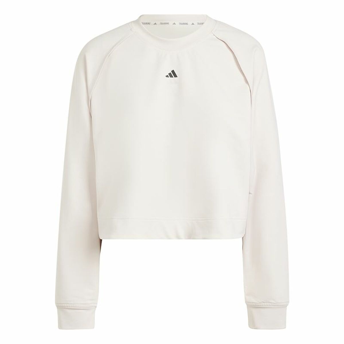 Sweat sans capuche femme Adidas Essentials Power Cover Up Blanc XS