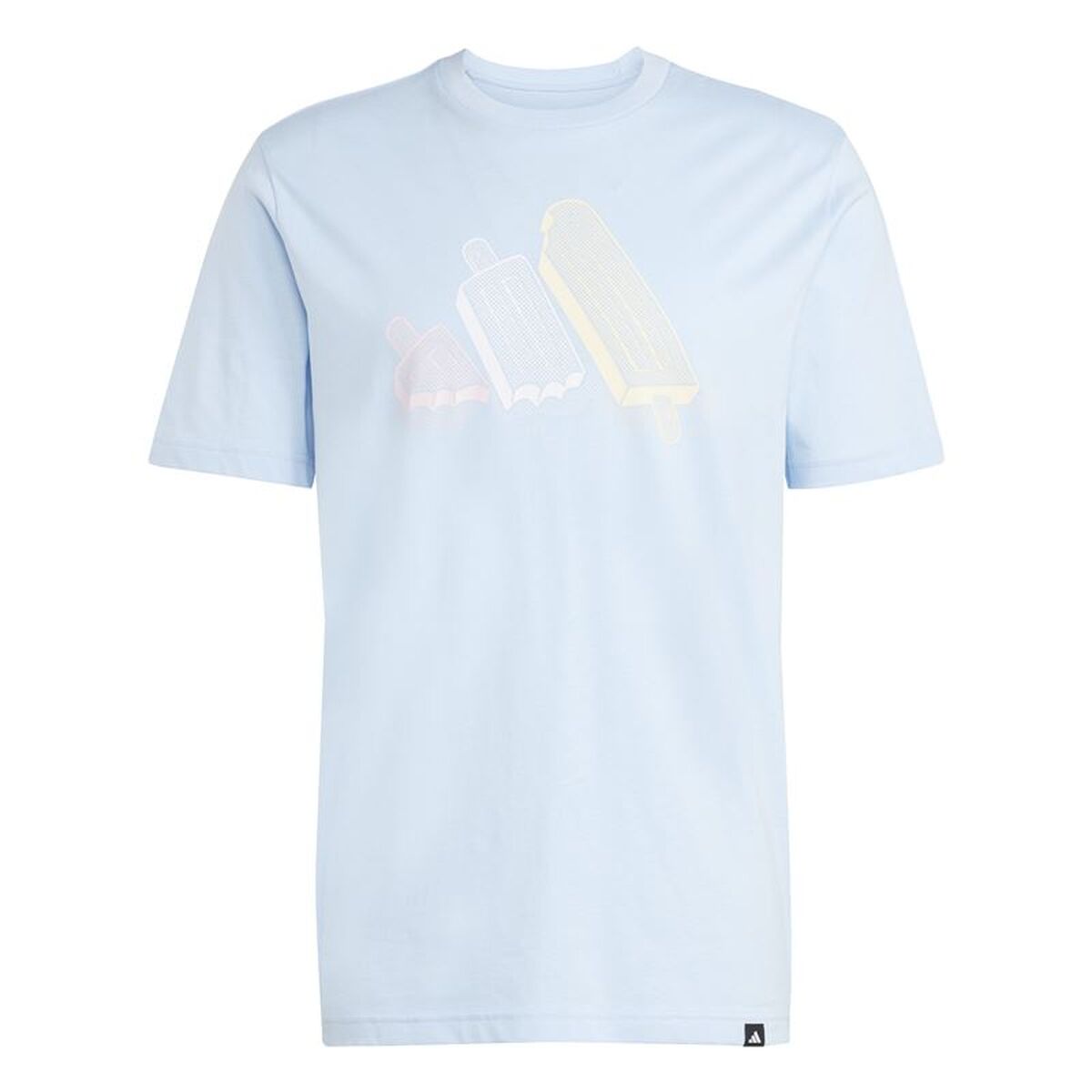 Heren-T-Shirt met Korte Mouwen Adidas Ice Licht Blauw