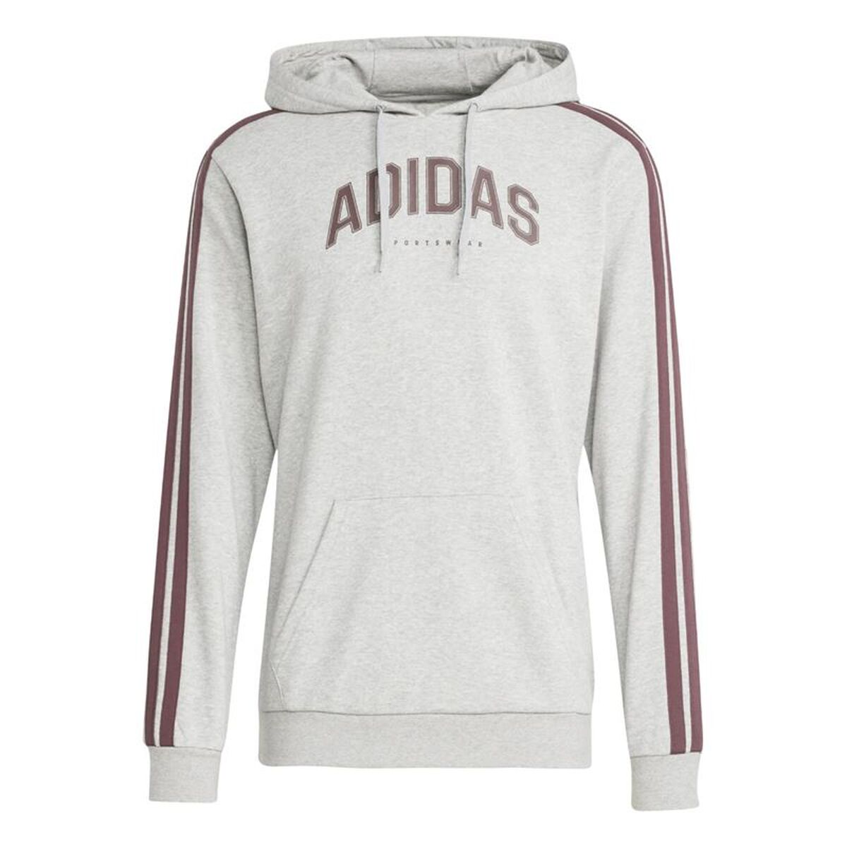 Herenhoodie Adidas Colleg Hood Grijs