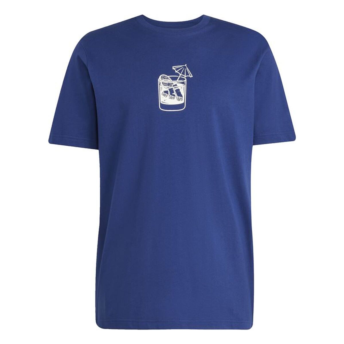 Heren-T-Shirt met Korte Mouwen Adidas Drink Blauw