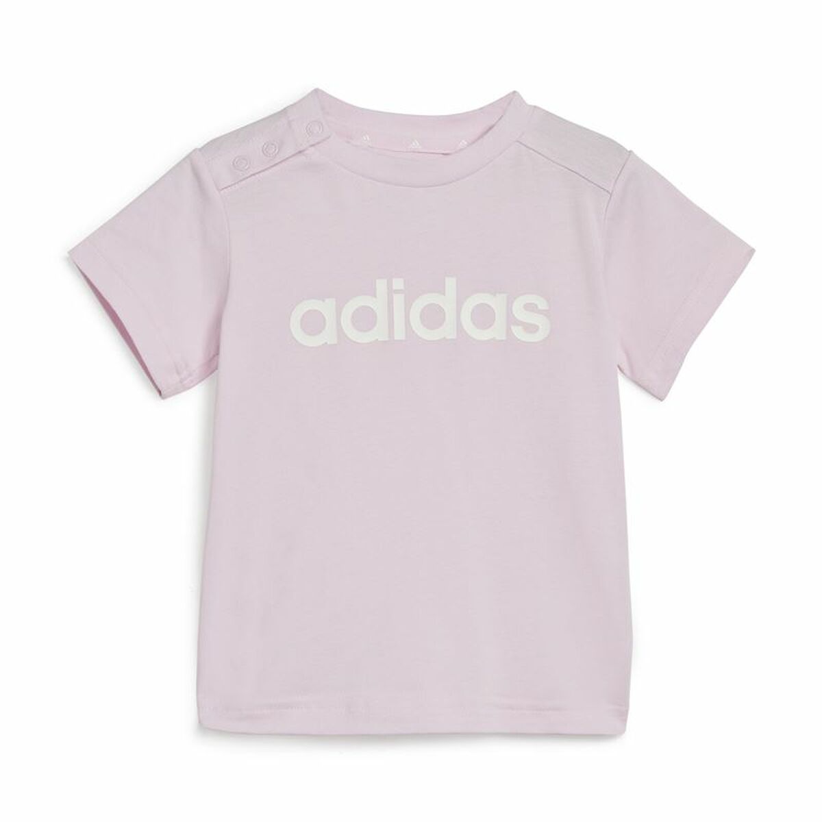 Sportsoutfit voor baby Adidas I Lin Co Set Grijs Roze
