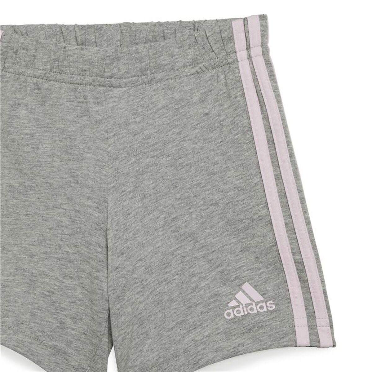 Sportsoutfit voor baby Adidas I Lin Co Set Grijs Roze
