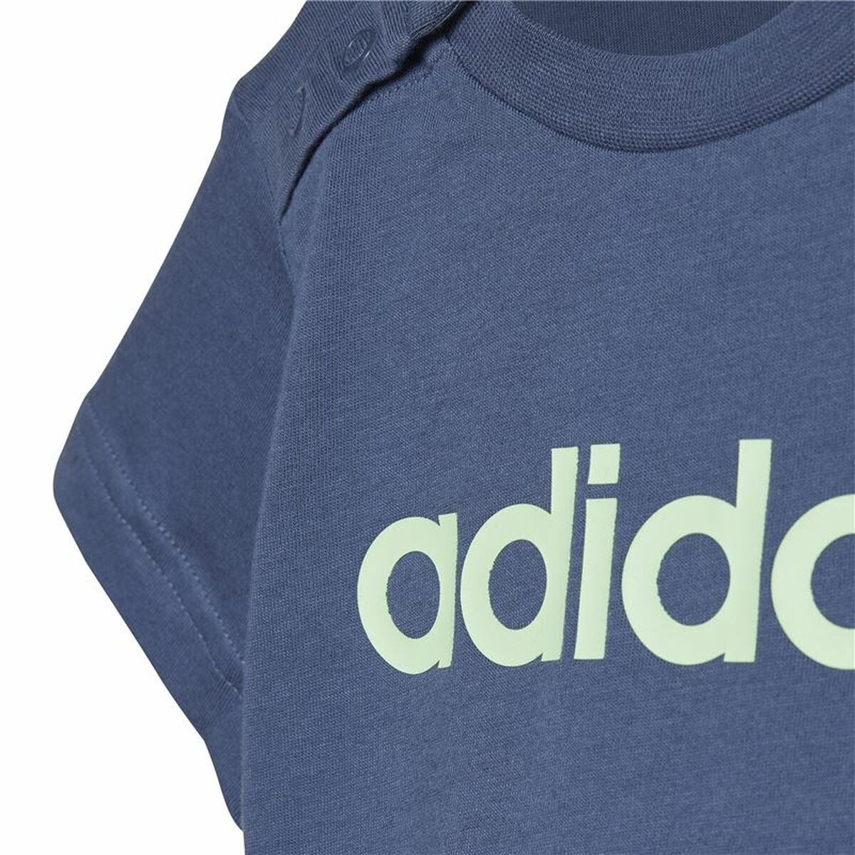 Sports Outfit for Baby Adidas I Lin Co Set Infantil Blue Grey Multicolour