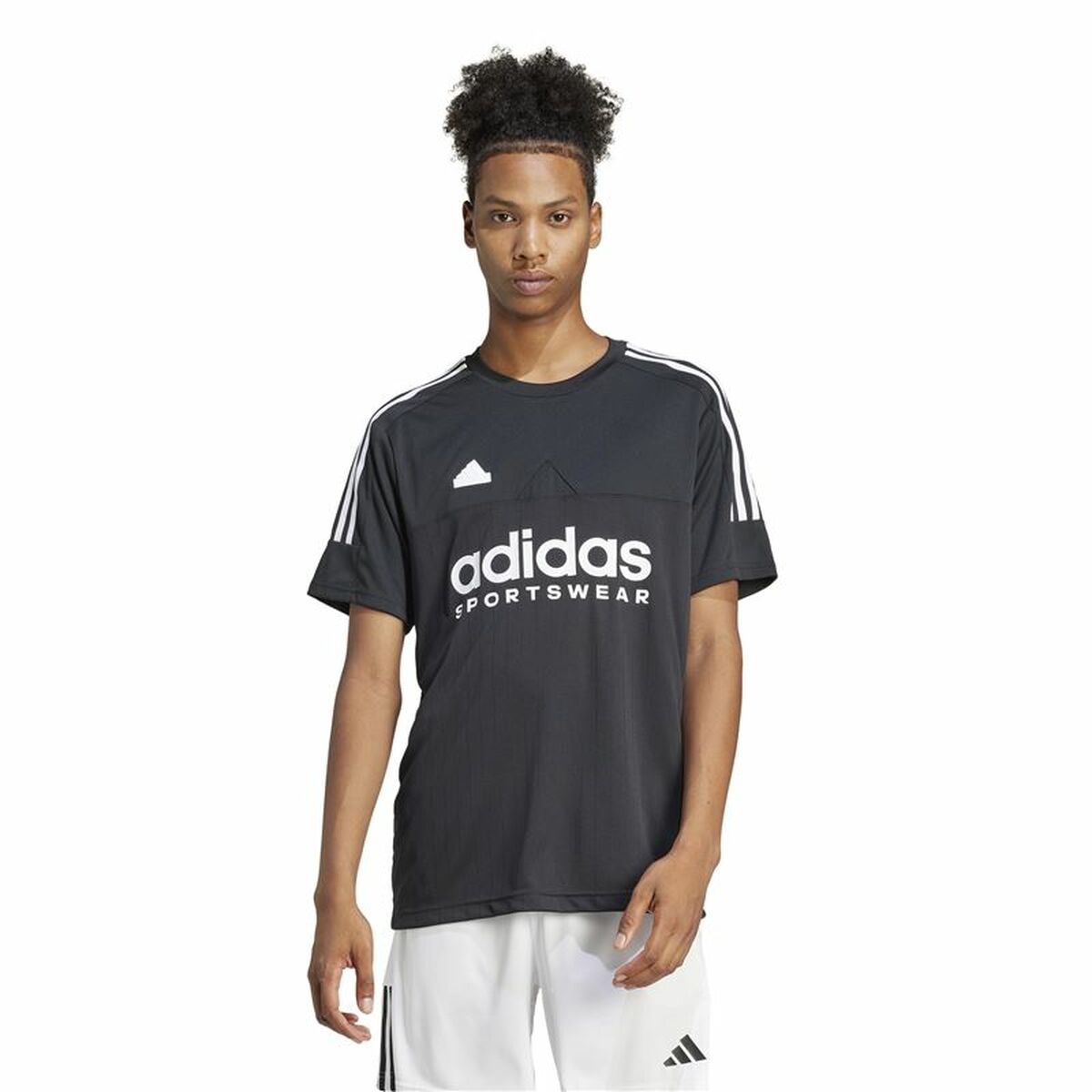 Image secondaire de T-shirt à manches courtes homme Adidas Tiro Q1 Noir