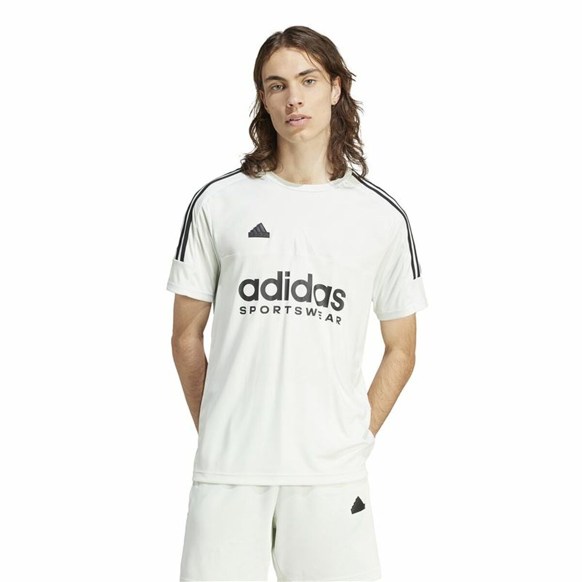 Image secondaire de T-shirt à manches courtes homme Adidas Tiro Q1