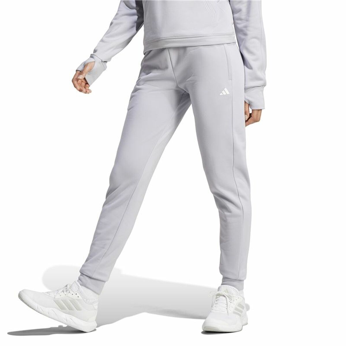 Image secondaire de Pantalon de sport long Adidas Aeroready Game Go Gris Femme