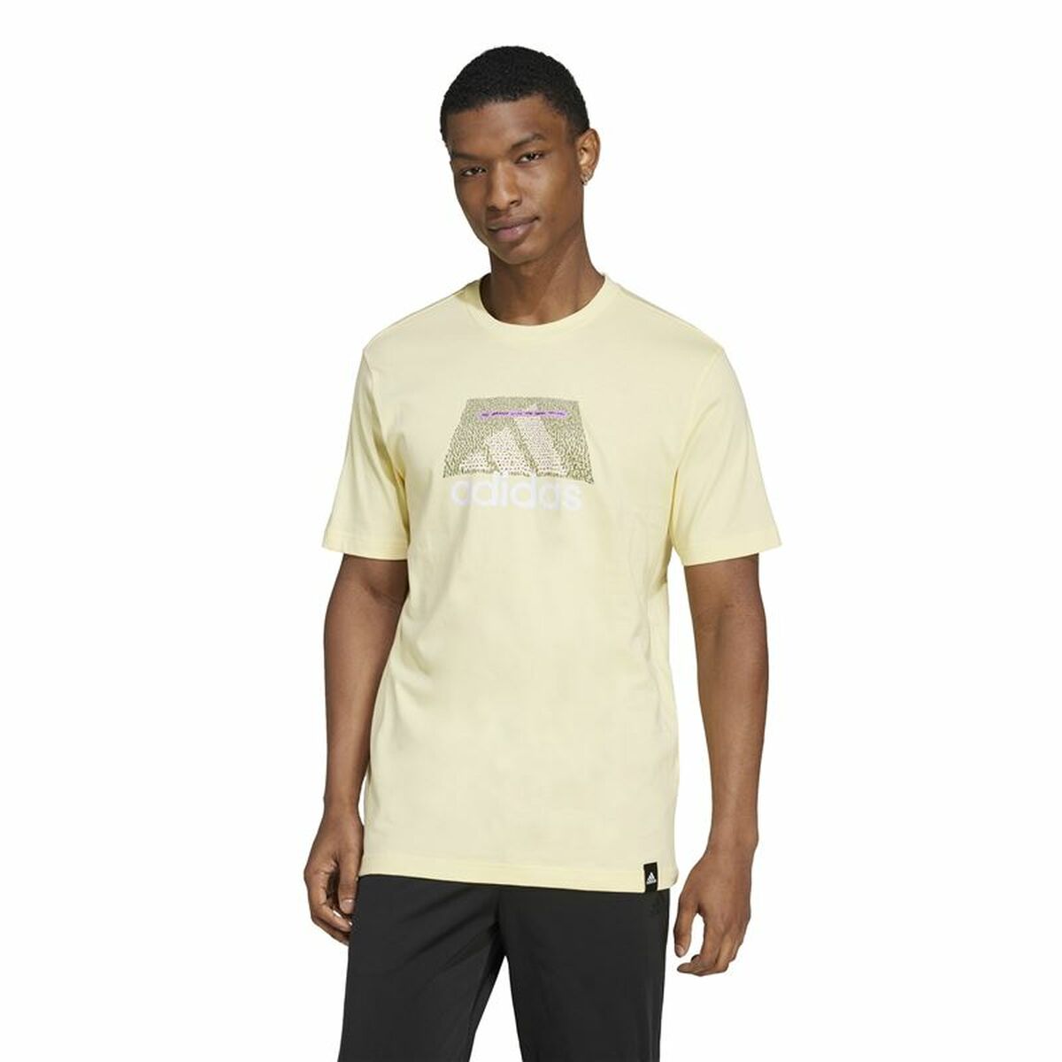 Image secondaire de T-shirt à manches courtes homme Adidas Codes Bos Graphic Jaune