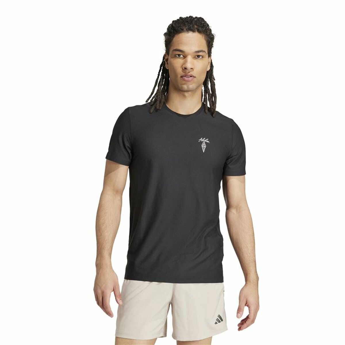 Image secondaire de T-shirt à manches courtes homme Adidas Running Ice Cream Graphic Noir