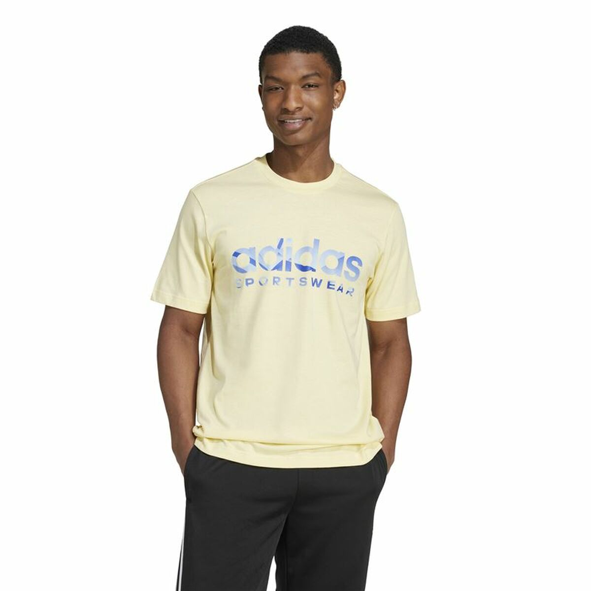 Image secondaire de T-shirt à manches courtes homme Adidas House Of Tiro Summer Linear Graphic Jaune