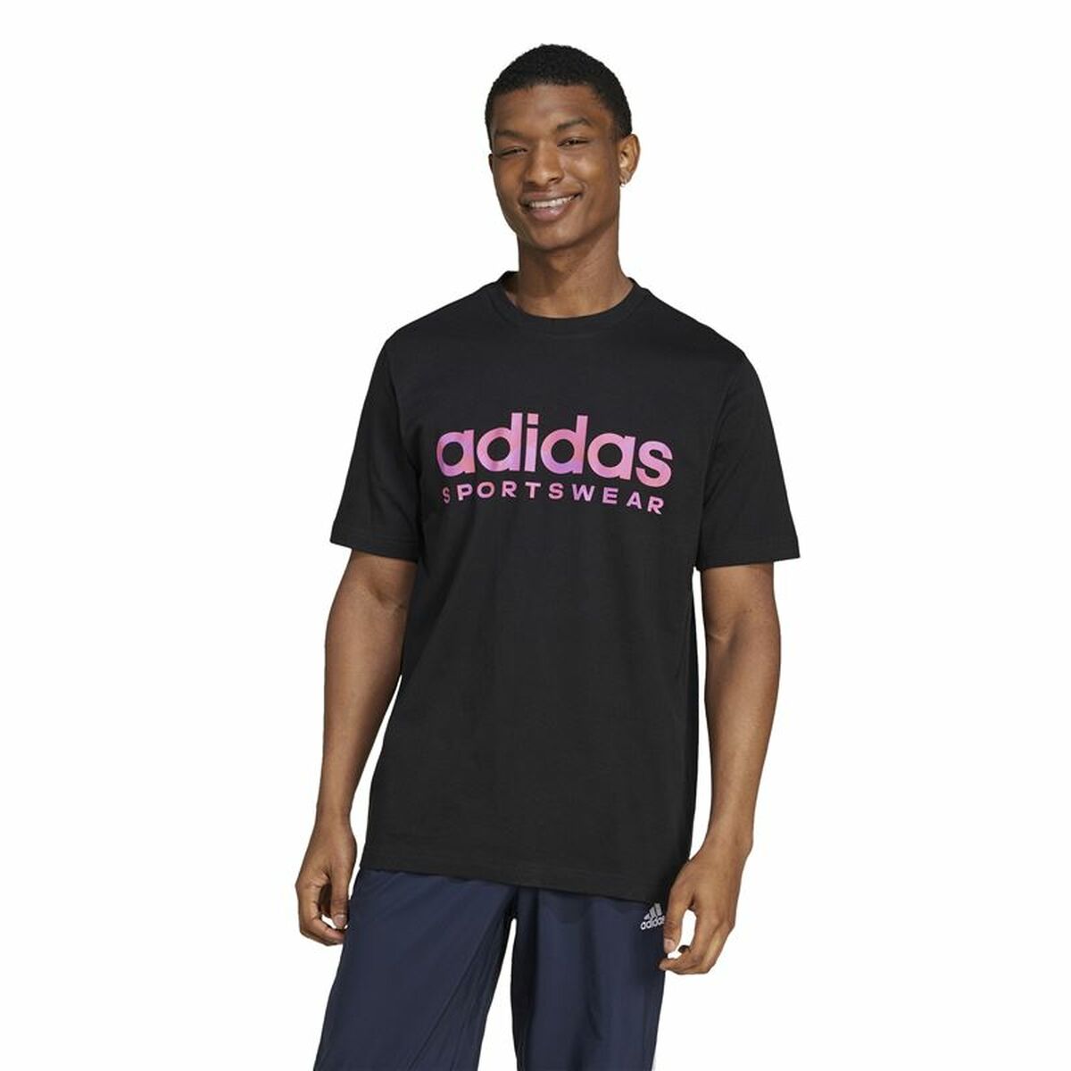 Image secondaire de T-shirt à manches courtes homme Adidas House Of Tiro Summer Linear Graphic Noir