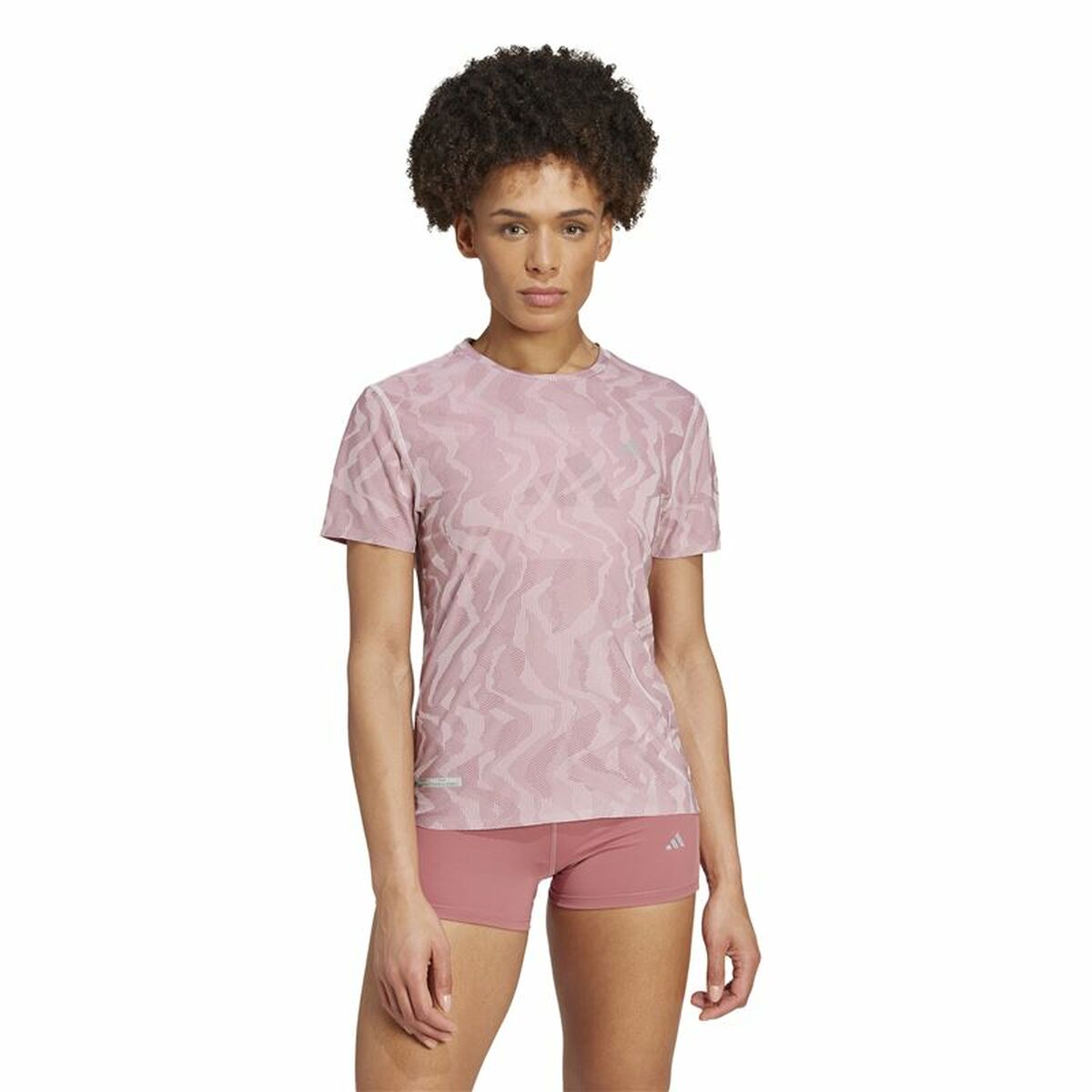 Image secondaire de T-shirt à manches courtes femme Adidas Ultimate Engineered Rose
