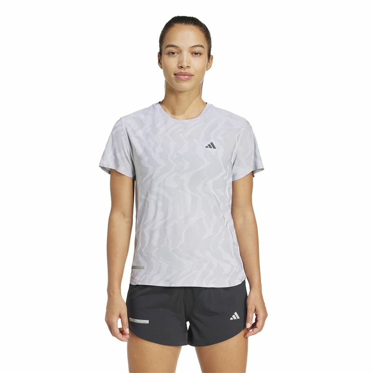 Image secondaire de T-shirt à manches courtes femme Adidas Ultimate Engineered Running Blanc