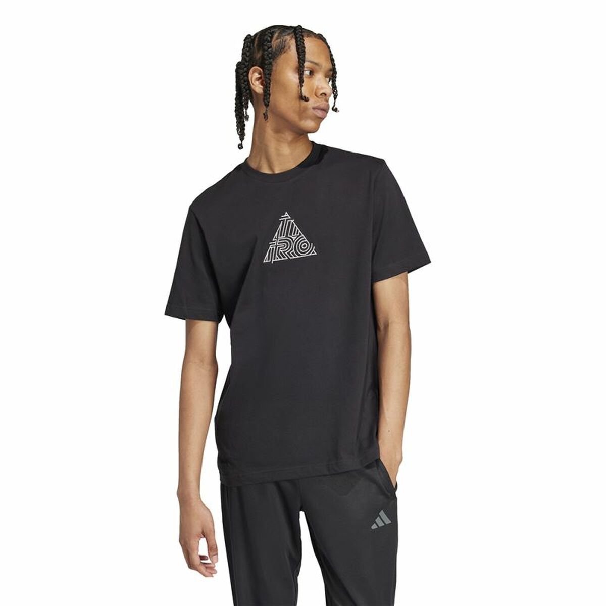 Image secondaire de T-shirt à manches courtes homme Adidas House Of Tiro Metallic Graphic Noir