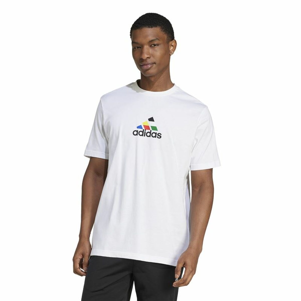 Image secondaire de T-shirt à manches courtes homme Adidas House Of Tiro Nations Graphic Blanc