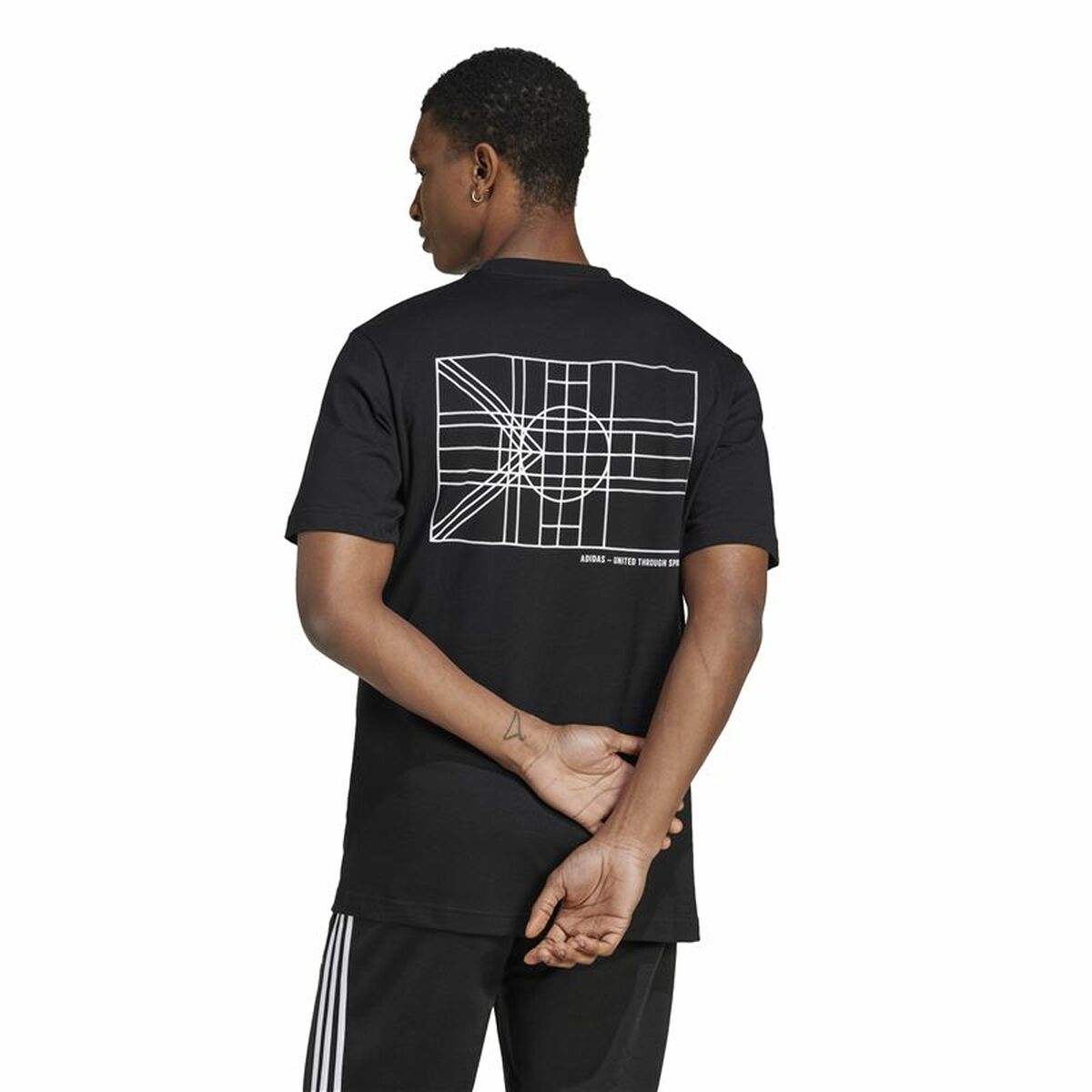 Image secondaire de T-shirt à manches courtes homme Adidas House Of Tiro Nations Graphic Noir